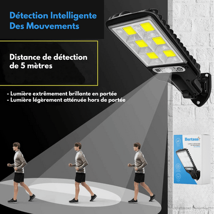 Solar Pro - Lámpara solar con sensor de movimiento